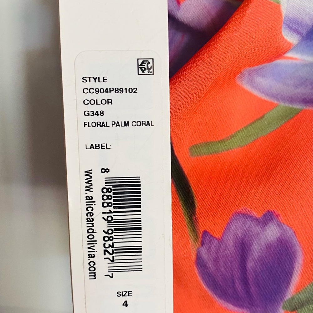 BRAND NEW WITH TAGS! Alice + Olivia by Stacey Bendet Athena Wide Leg Pant! - Picture 5 of 5